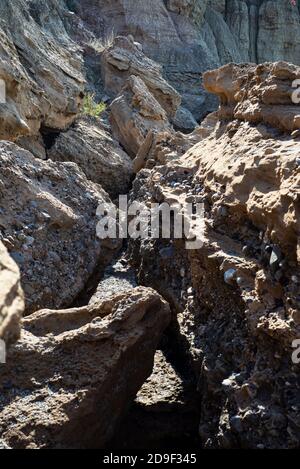 The background is natural. Stone texture. Seaside rocks. Cliffs. Stock Photo