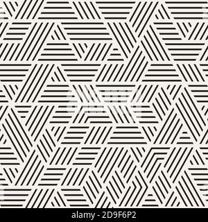 Vector seamless pattern. Modern stylish abstract texture. Repeating chaotic geometric tiles Stock Vector