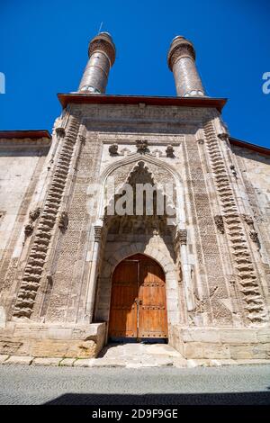 Sivas Cifte Minare (Two Minarets) Medrese Stock Photo