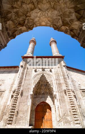 Sivas Cifte Minare (Two Minarets) Medrese Stock Photo