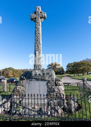 The Lyndhurst War Memorial at Boltons Bench, Lyndhurst, New Forest, Lyndhurst, Hampshire, England, UK Stock Photo