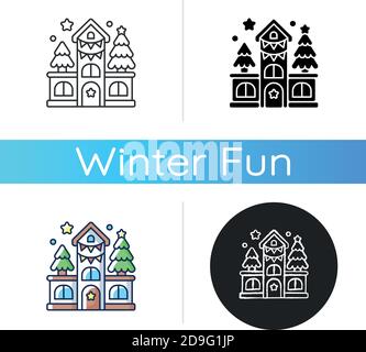 House decoration icon Stock Vector