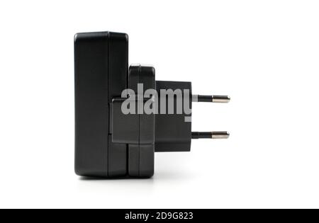 Charger for appliances side view on a white background. Stock Photo
