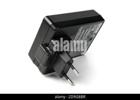 Charging for Battery isolated on white background. Stock Photo