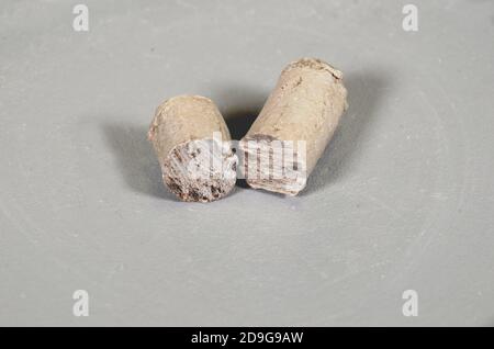Two pieces of Cadmium (Cd) Stock Photo