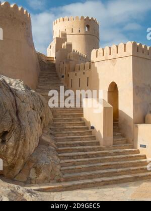 Al Hazm castle, Al Batinah, Ar Rustaq, Oman Stock Photo