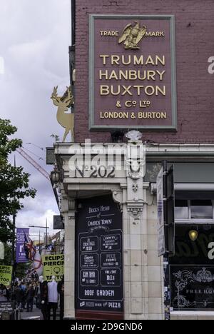 LONDON, UNITED KINGDOM - Sep 14, 2017: The Buck Head of Camden Town pub. Stock Photo