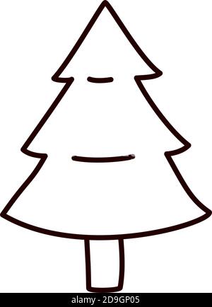 Pine tree icon over white background, vector illustration Stock Vector ...