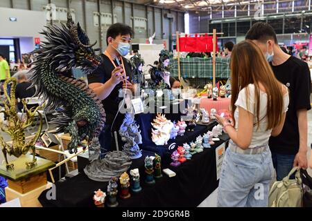 The world's biggest 'garage kits' display event from Japan 'Wonder Festival' holds this year's fest in Shanghai between 3th October and 4th October, S Stock Photo