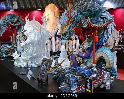 The world's biggest 'garage kits' display event from Japan 'Wonder Festival' holds this year's fest in Shanghai between 3th October and 4th October, S Stock Photo