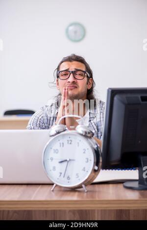 Male it specialist working in the office Stock Photo