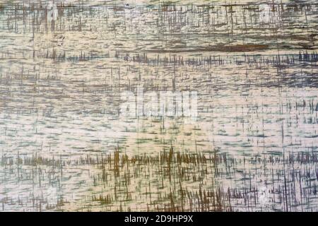 Grunge abstract backdrop, old wooden cracked texture background. Stock Photo