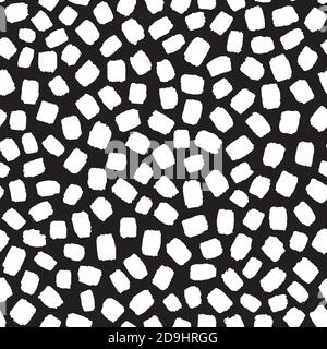 Abstract brush strokes seamless pattern. Vector illustration pattern for surface, t shirt design, print, poster, icon, web, graphic designs. Stock Vector