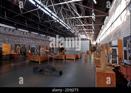 The Engine Shed, Scotland's building conservation centre, in Stirling, Scotland. Home to Historic Environment Scotland Stock Photo