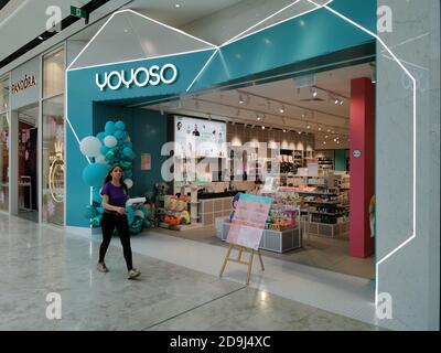 AUCKLAND, NEW ZEALAND - Nov 03, 2020: View of Yoyoso storin Sylvia Park Shopping Centre mall Stock Photo