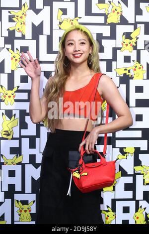 Chinese singer and actress Emma Wu attends Longchamp x Pokemon Design