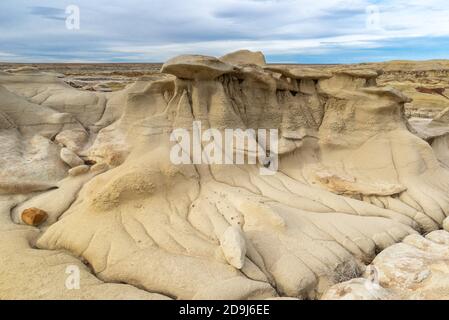 Bisti/De-Na-Zin Wilderness Area, New Mexico, USA Stock Photo