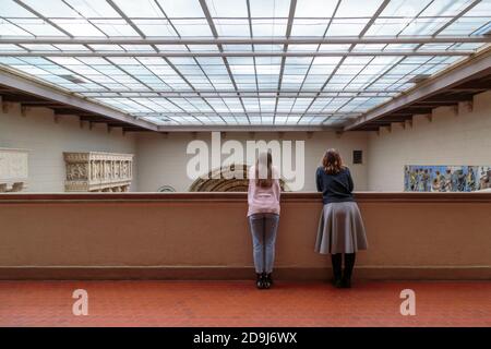 Moscow, Russia - November 21, 2018: Pushkin Museum of Fine Arts is largest museum of European art in Moscow, Russia Stock Photo