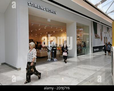 AUCKLAND, NEW ZEALAND - Nov 03, 2020: View of Stirlingwomen storin Sylvia Park Shopping Centre mall Stock Photo