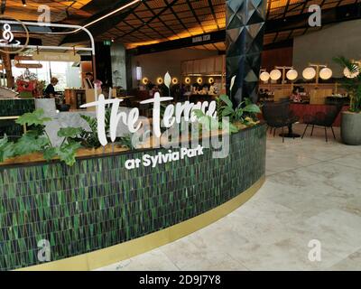 AUCKLAND, NEW ZEALAND - Nov 03, 2020: View of The Terrace at Sylvia Park Shopping Centre mall Stock Photo