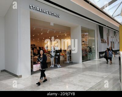 AUCKLAND, NEW ZEALAND - Nov 03, 2020: View of Stirlingwomen storin Sylvia Park Shopping Centre mall Stock Photo