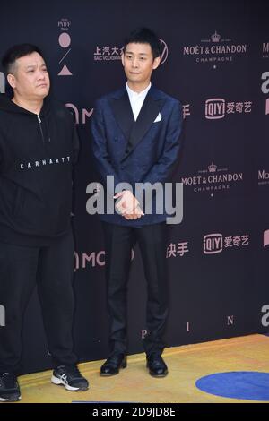 Chinese actor Zhang Yi makes his appearance in the Pingyao Crouching Tiger Hidden Dragon International Film Festival in Pingyao City, north China's Sh Stock Photo