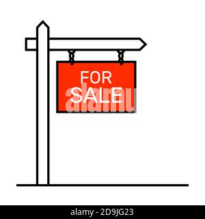 Real estate icons set isolated on white Stock Vector