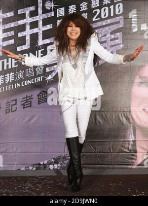--File-- Taiwanese-Japanese singer Ouyang Fei Fei Stock Photo