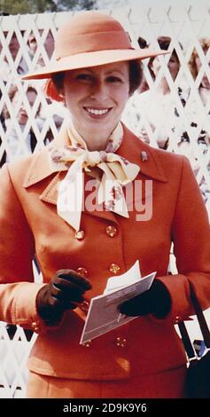 Princess Anne also known as Princess Royal in the 1980's Stock Photo