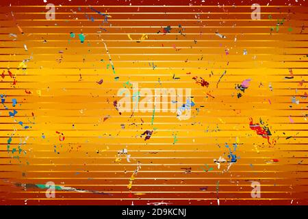 Orange background with color stains - Illustration,  Three dimensional grunge background Stock Vector