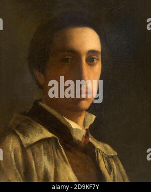 Self-Portrait, Edgar Degas, circa 1855, Metropolitan Museum of Art, Manhattan, New York City, USA, North America Stock Photo