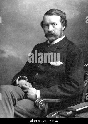 GEORGE ROMANEAS (1848-1894) Canadian-born English evolutionary biologist. Stock Photo