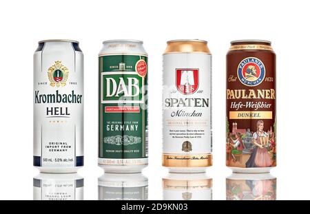 Pfand logo on German beer cans Stock Photo - Alamy