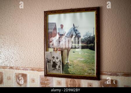 Vintage family photographs Stock Photo