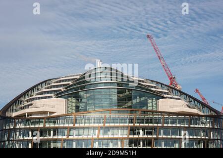 One Angel Square office tower. NOMA, Manchester. Stock Photo
