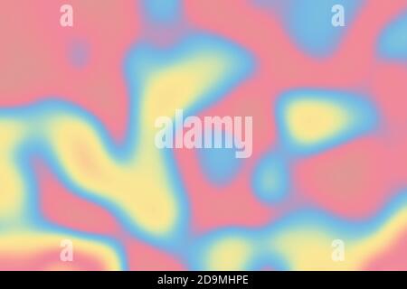 Crew blurred multicolored abstraction in soft pink and yellow blue colours Stock Photo