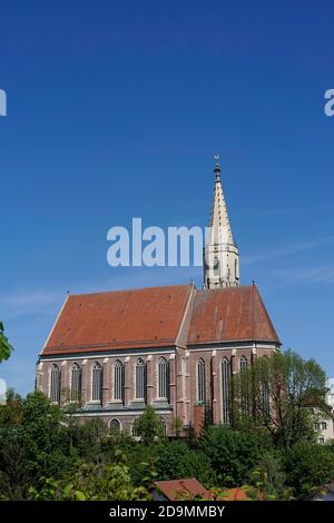 Germany, Bavaria, Upper Bavaria, Altötting district, Neuötting, parish church of St. Nikolaus Stock Photo