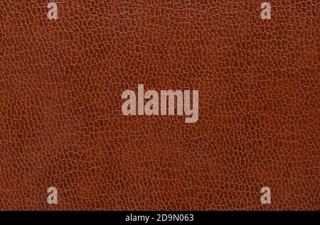 Full frame brown leather background Stock Photo