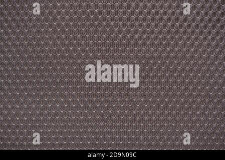 Grey nylon fabric textured background with hexagonal shape Stock Photo