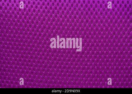 Violet nylon fabric textured background with hexagonal shape Stock Photo