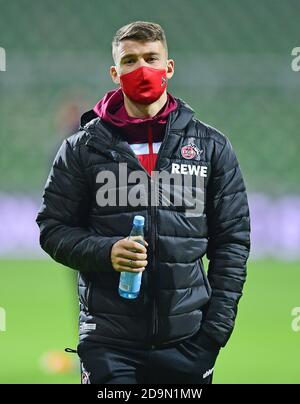 City Of Bremen, Deutschland. 06th Nov, 2020. firo: 06.11.2020, football, 1st Bundesliga, season 2020/2021, Werder Bremen - 1st FC Cologne Salih Oezcan (Koeln) | usage worldwide Credit: dpa/Alamy Live News Stock Photo