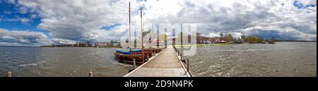 Lake Steinhuder Meer in Lower Saxony, Germany Stock Photo