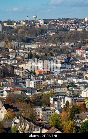 View over Wuppertal, to the north, Wuppertal Barmen, NRW, Germany Stock Photo