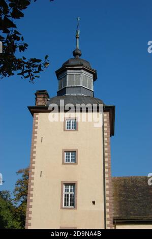Castle and Abbey Corvey in Höxter, Germany Stock Photo