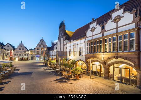 Old town in Lemgo, Teutoburg Forest, North Rhine-Westphalia, Central Germany, Germany, Europe Stock Photo