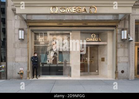 Omega store on fifth avenue hi res stock photography and images