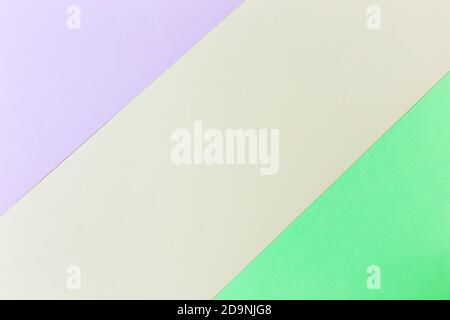 Pastel papers color background is nested backdrop flat lay. green, pink, orange Stock Photo