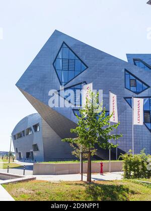 Leuphana University, central building, architect Daniel Libeskind, Lueneburg, Lower Saxony, Germany Stock Photo