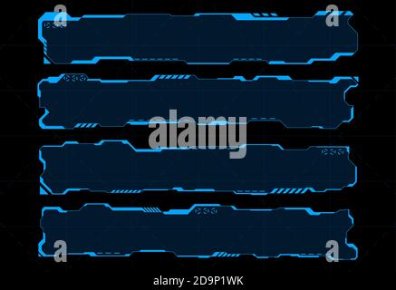 Futuristic HUD abstracts.Future theme concept background.vector and illustration Stock Vector