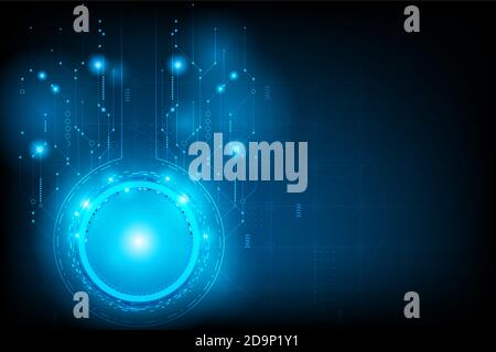 Abstract futuristic circuit.connection line circuit.vector and illustration Stock Vector